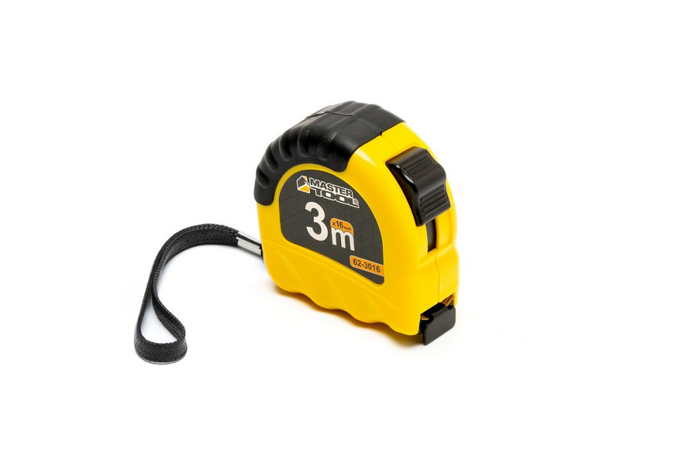 Рулетка MASTERTOOL ″Shiftlock″ 3 м х 16 мм фиксатор полотна нейлоновое покрытие 62-3016 Харьков - изображение 2