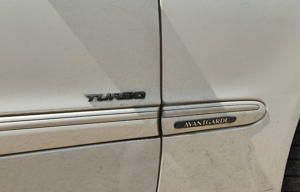 Авто наклейкаTurbo Чёрная Металлическая Київ - зображення 4