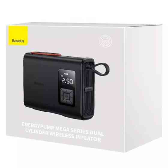 Автомобильный насос Baseus Mega EnergyPump Series Dual Cylinder 6000 mAh (CRNL060001) Херсон