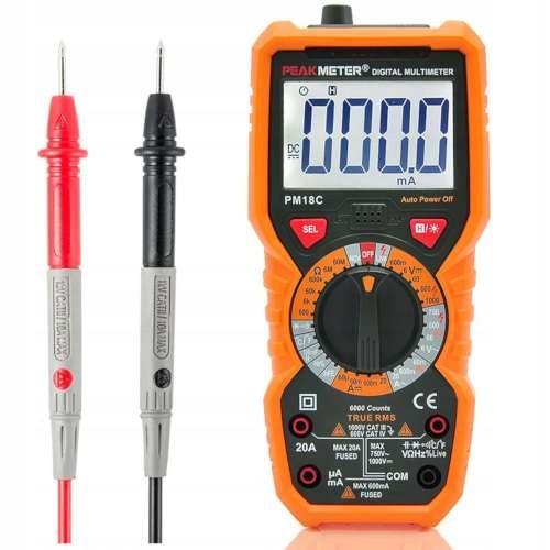 Мультиметр цифровой многофункциональный с True RMS PeakMeter PM18C Харьков - изображение 7