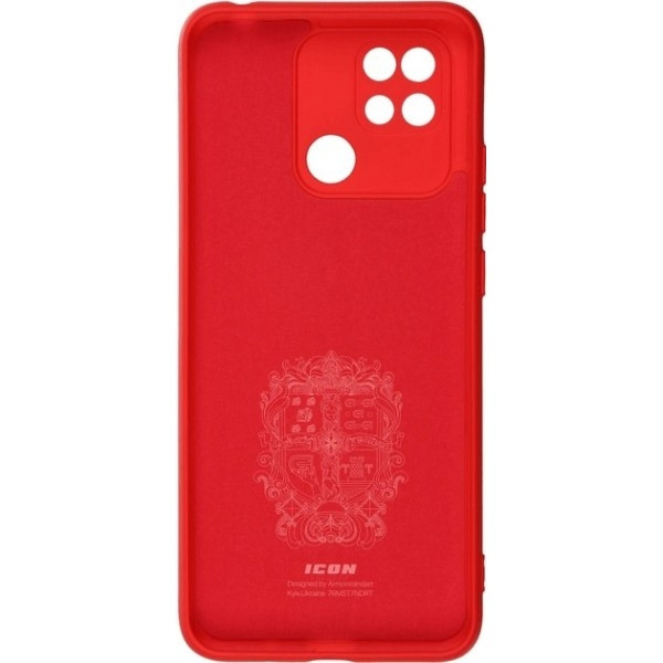 Панель ArmorStandart Icon для Xiaomi Redmi 10C/Poco C40 Red (ARM61312) (Код товару:20968) Харків - зображення 4