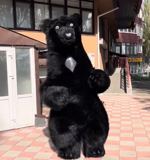 Костюм аниматору Мишка 250 см, свобода движений, обзор, 4 часа работы Київ - зображення 7