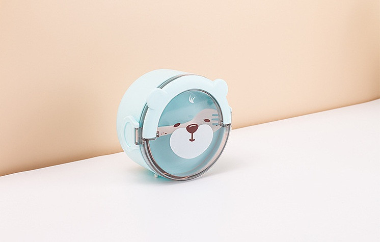 Ланч бокс одноярусний харчовий 11065 800 мл блакитний Київ - зображення 1