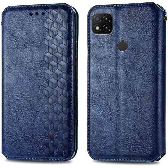 Кожаный чехол-книжка GETMAN Cubic (PU) для Xiaomi Redmi 9C Херсон