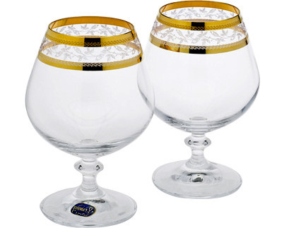 Набір келихів для коньяку 400 мл 6 шт Bohemia Angela 40600/43081/400 Київ - зображення 1