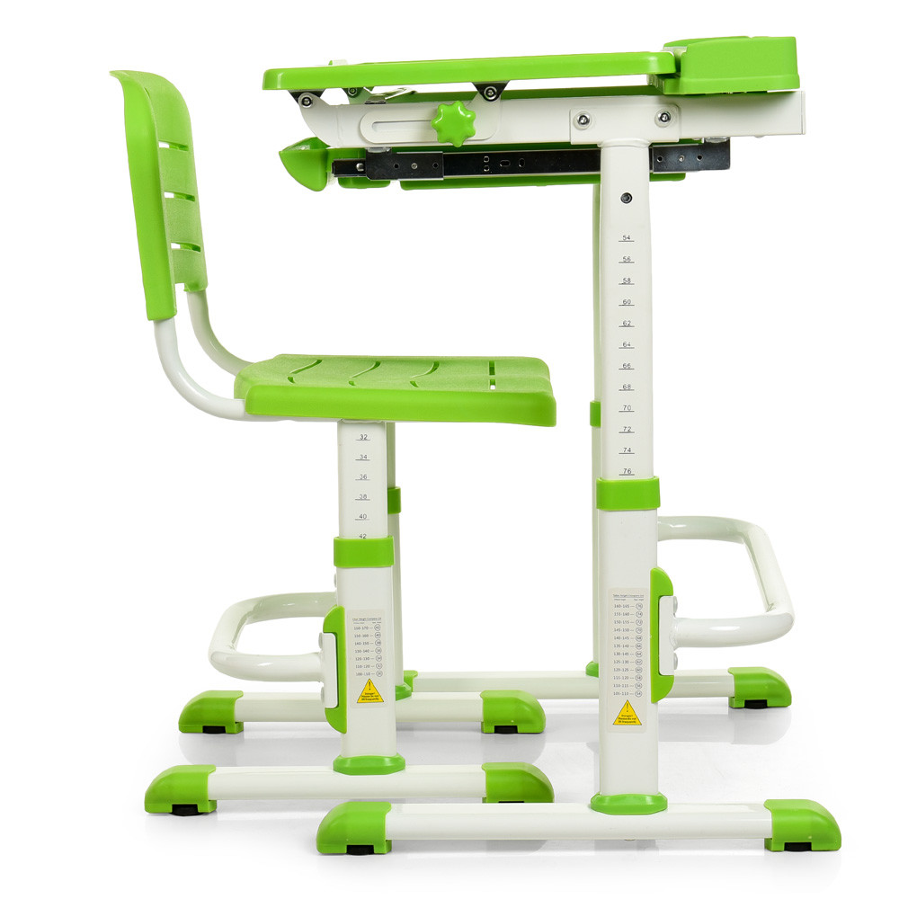 Парта + стул трансформеры Bambi M 3111(2)-5 Зеленый Кривой Рог - изображение 3