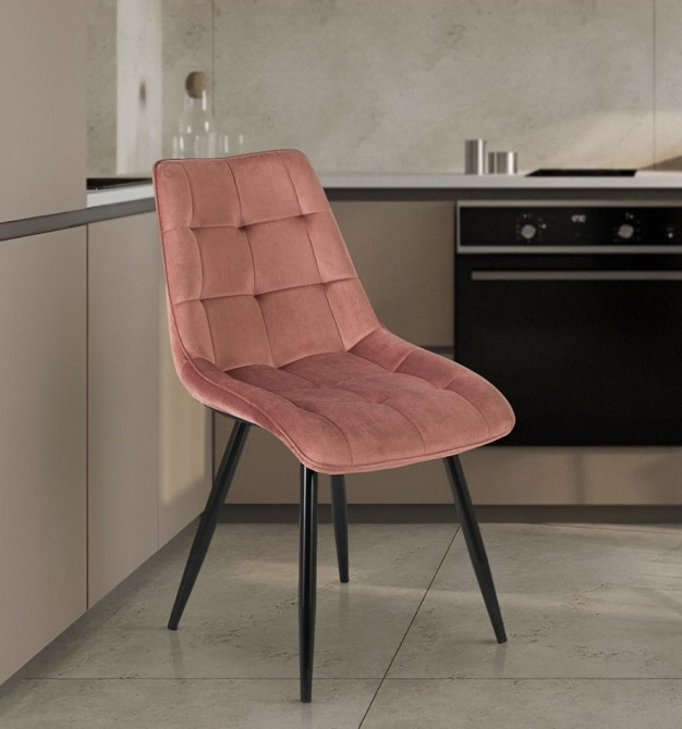 Стул Гламур бархат велюр розовый Днепр - изображение 1
