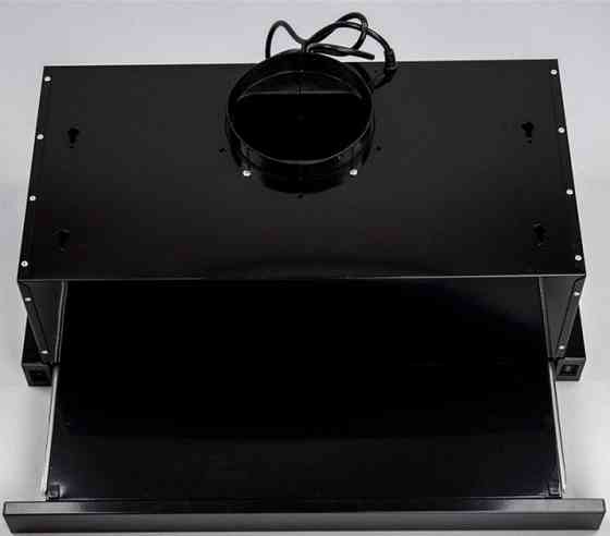 Вытяжка Grunhelm GVT 114 B 50 (телескопическая, 650 м3/ч, черная) кухонная Киев