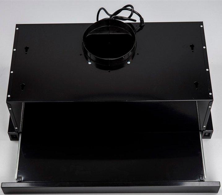 Вытяжка Grunhelm GVT 114 B 50 (телескопическая, 650 м3/ч, черная) кухонная Киев - изображение 2