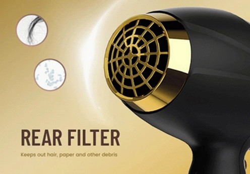 Фен IPARAH P-340 2400 Вт черный Київ - зображення 4