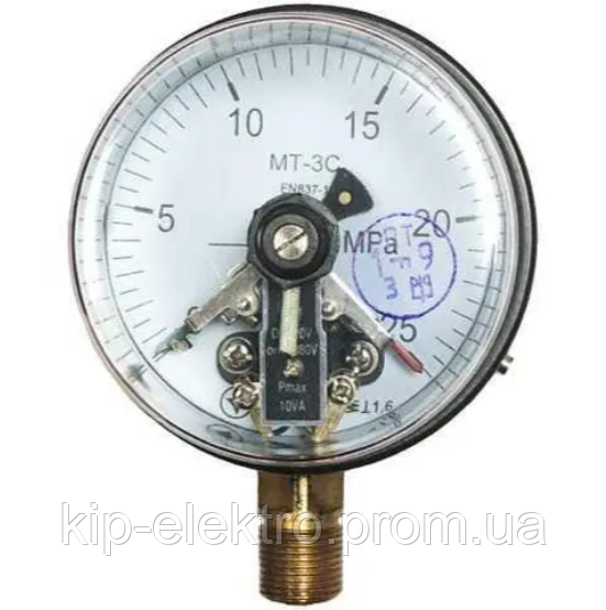 Манометр электроконтактный МТ-3С от 0 до 25 МПа (250 кгс/см2) - аналог ДМ2010СгУ2, ДМ2010-У2, ДМ2010 Киев - изображение 6