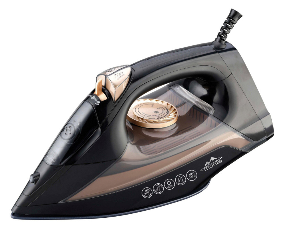 Утюг Monte MT-1525 3000 Вт черный Київ - зображення 1