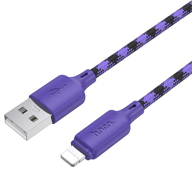 Дата кабель Hoco X116 Meridian USB to Lightning 2.4A (1m) Херсон - зображення 4