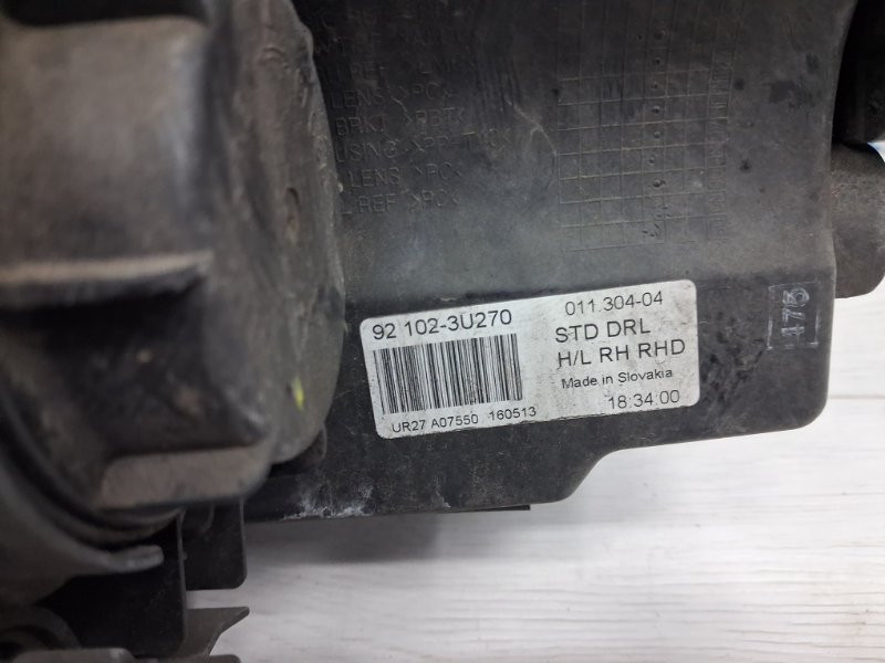 Фара правая галоген Kia Sportage SL 1.7 DIESEL D4FD 2010 (б/у) Киев - изображение 9