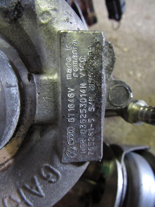 Турбина Audi A3 2.0 TDI 2003-2008 (03G253014N) Ковель - изображение 4