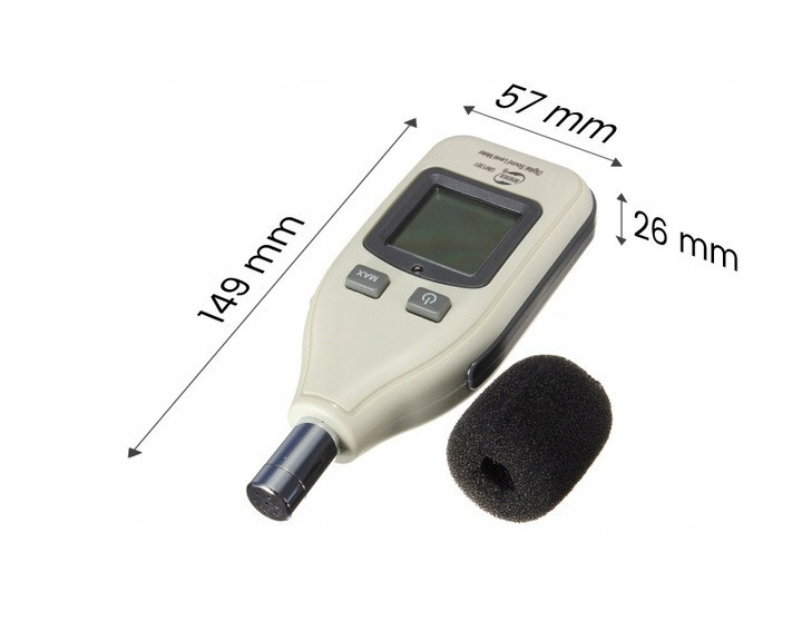 Измеритель уровня шума (шумомер) 30-130 дБ BENETECH GM1351 Харків - зображення 9