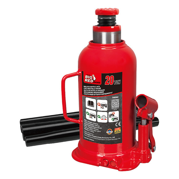 Домкрат гидравлический бутылочный с возможностью работы в горизонтальном положении 20т 235–445 мм TO Харків - зображення 1