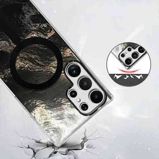 Чехол TPU Shiny Mountain Magnetic Fit для Samsung Galaxy S24 Ultra Херсон