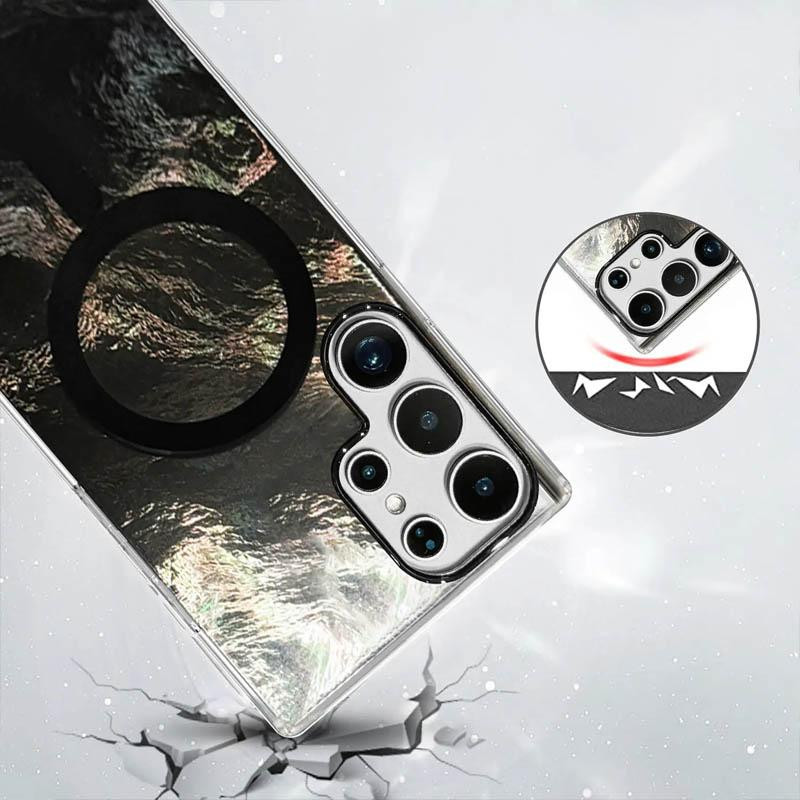 Чехол TPU Shiny Mountain Magnetic Fit для Samsung Galaxy S24 Ultra Херсон - изображение 4