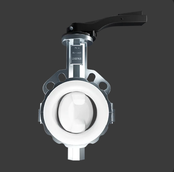 Затвор поворотний міжфланцевий нержавіючий Ду 200 Київ - зображення 1