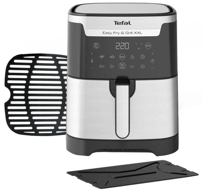 Мультипечь Tefal Easy Fry & Grill XXL EY801D15 6.5 л 1830 Вт серебристая Киев - изображение 4