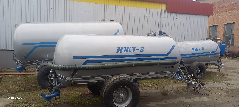 Бочка МЖТ-8 (8м3) вакумна з розкидачем Белая Церковь - изображение 2