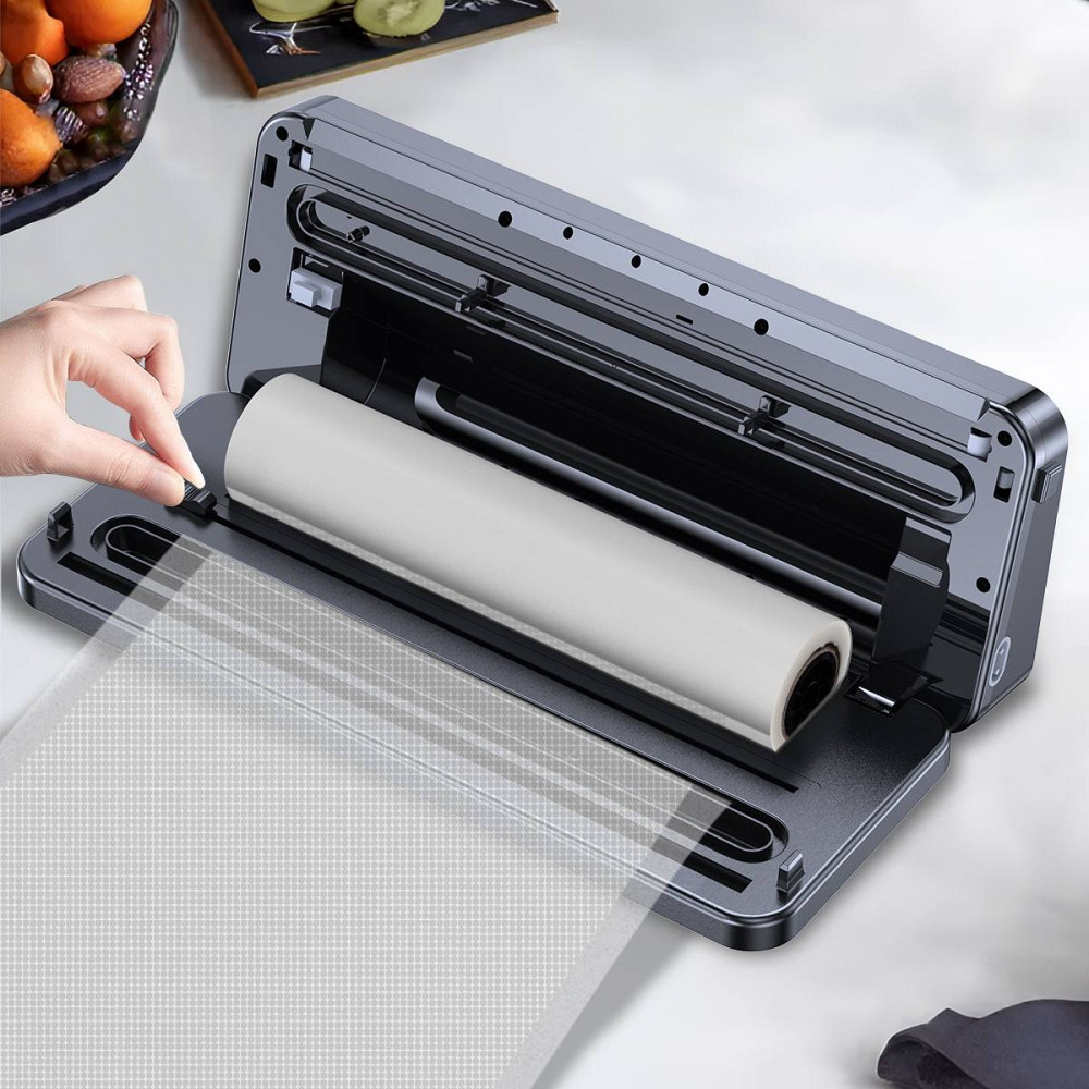 Вакууматор с 20 вакуумными пакетами и рулоном Zepline ZP-00358 200 Вт серебристый Київ - зображення 3