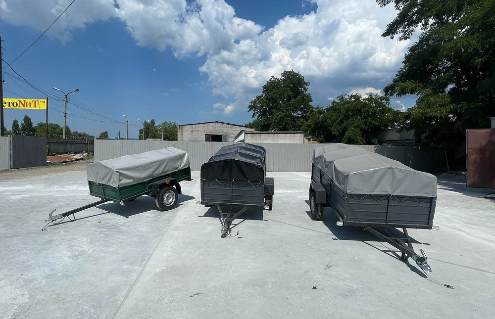 Посилений причіп від виробника 3000х1300х500, є інші розміри! Тульчин - зображення 1