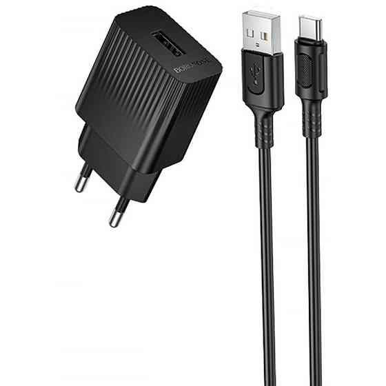 СЗУ Borofone BAS71A Source 10.5W (1USB-A) + кабель USB to Type-C Херсон
