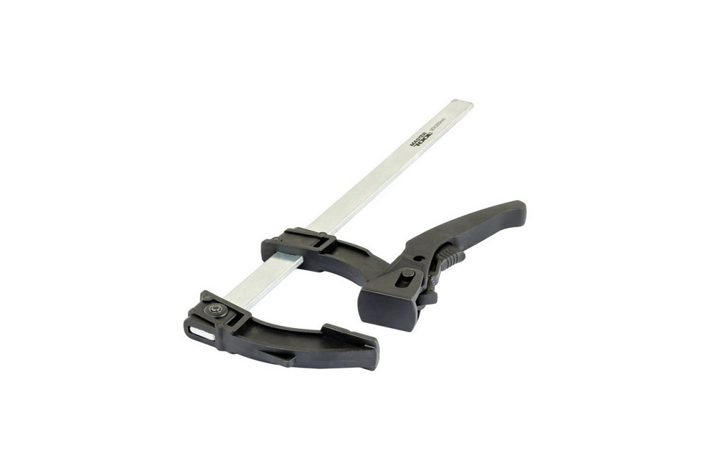 Струбцина столярная MASTERTOOL F-Type быстрозажимная 300х90 мм 600 Н 07-0015 Харьков - изображение 2