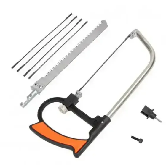 Ножівка по дереву в наборі з пилками TV One, Пилка для дерева та металу ручна Одеса