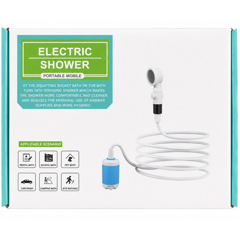 Уценка Портативный душ RA-01 4000mAh, power 3-5 L/min (USB-C) Херсон - зображення 6