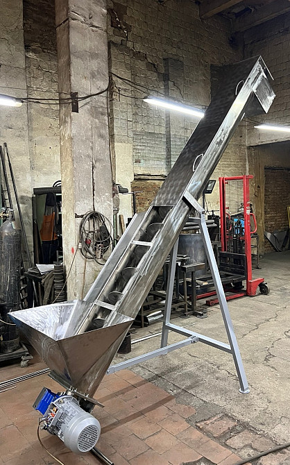 Шнековые погрузчики муки, порошков из нержавеющей стали Полтава - зображення 7