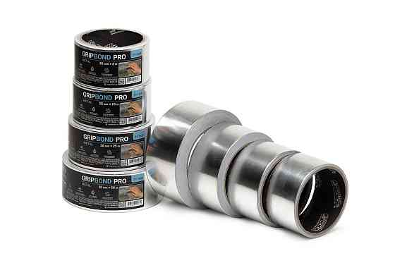 Лента алюминиевая MASTERTOOL GripBond Pro Metal t 150°C 50 мм×10 м 77-1510 Харьков