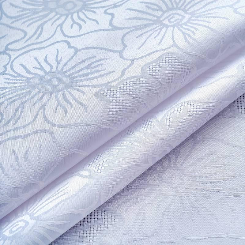 Жаккардовая скатерть Leeseph с цветочным рисунком 130х180см белая Одесса - изображение 5