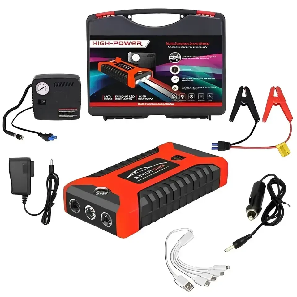 Пускозарядний пристрій 300/600A Jump Starter Pump з компресором 29B 128000 mAh Одесса - изображение 1