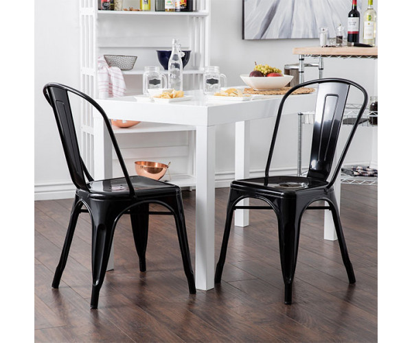 Стілець Толікс металевий чорний Днепр - изображение 2