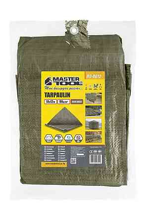 Тент универсальный MASTERTOOL TARPAULIN 10 × 12 м 90 г/м² Olive Green 89-8012 Харків