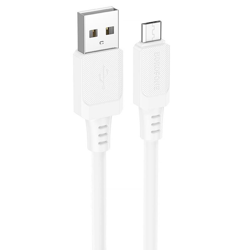 Дата кабель Borofone BX115 Lotto USB to MicroUSB 2.4A (1m) Херсон - изображение 1