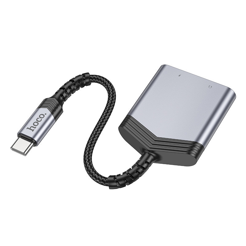 Переходник Hoco LS39 Type-C to Type-C + 3.5mm Херсон - зображення 5
