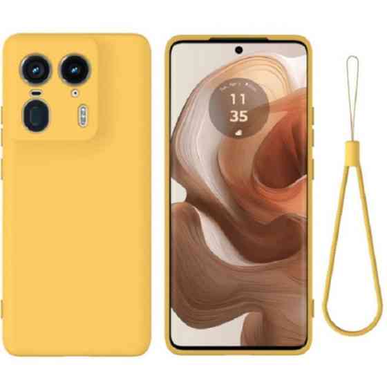 DM Чохол Silicone Case Full Camera для Motorola Edge 50 Ultra Yellow (Код товару:42143) Харків