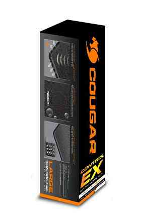 Игровая поверхность для мыши и клавиатуры Cougar Control EX-L 45х40 см черная Киев