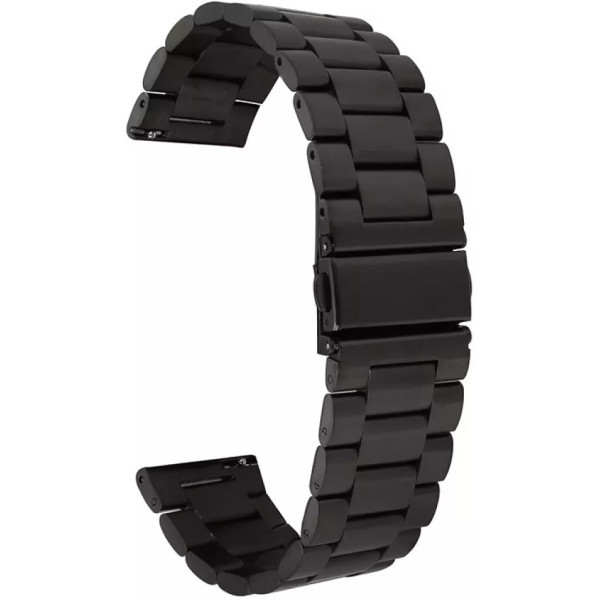 DM Ремінець Rolex 3 Bead 20 mm Універсальний Black Харків - зображення 1