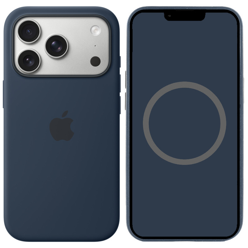 Уценка Чехол Silicone case (AAA) with Magsafe and Animation для Apple iPhone 17 Pro Max (6.9") Херсон - изображение 1