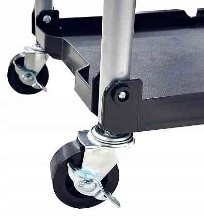 Тележка инструментальная складная 3 открытые пластиковые полки (SF6007) G.I.KRAFT GI37104 Харків