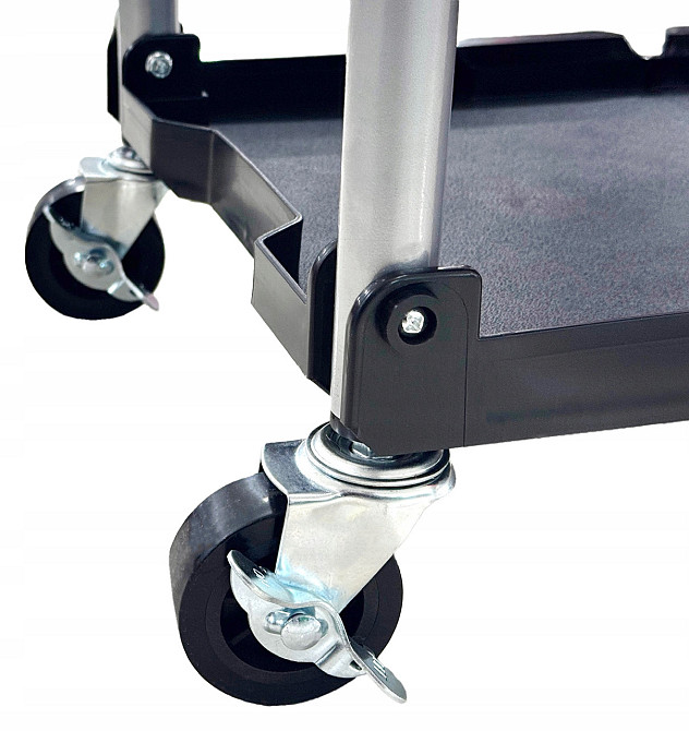 Тележка инструментальная складная 3 открытые пластиковые полки (SF6007) G.I.KRAFT GI37104 Харьков - изображение 4