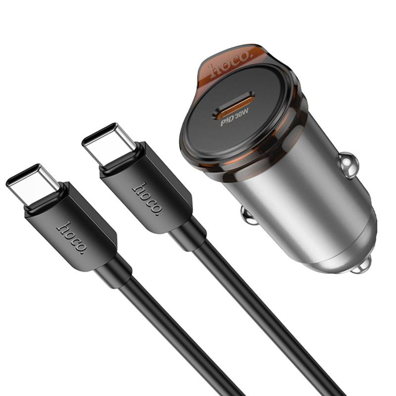 АЗУ Hoco NZ16 Rigorous PD30W (1USB-C) + кабель Type-C to Type-C Херсон - зображення 6