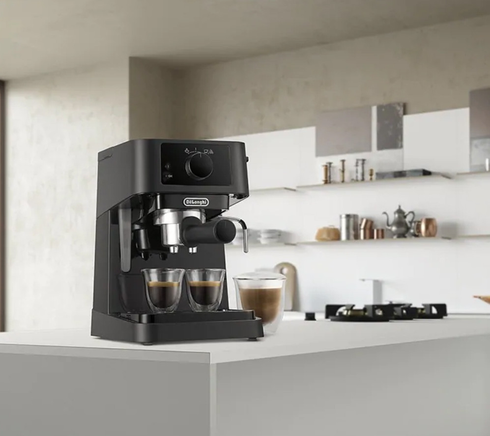 Кофеварка рожковая DeLonghi EС-235-BK 1100 Вт Киев - изображение 4