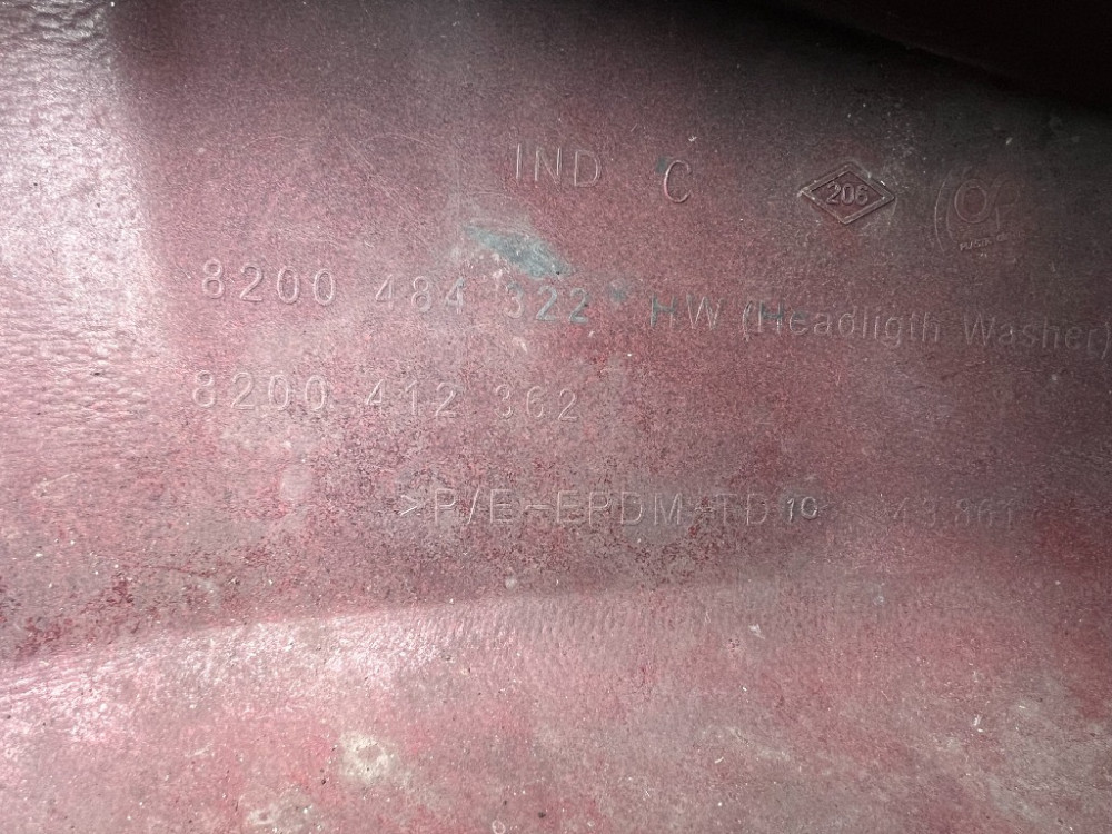 Бампер передний в сборе Renault Megane II 2006-2008 рестайлинг (8200484322) Ковель - зображення 4