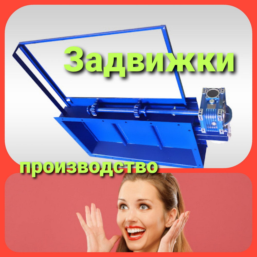 Задвижка реечная элеваторная , шиберная заслонка Київ - зображення 1